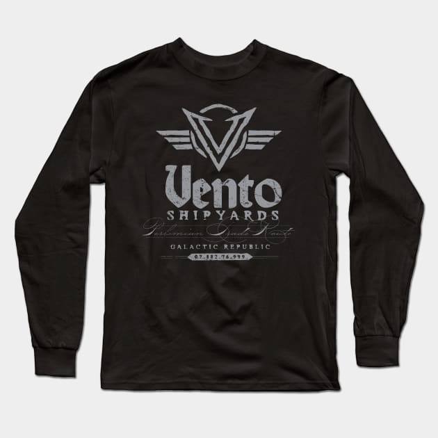 Vento Shipyards Long Sleeve T-Shirt by MindsparkCreative